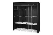 Levede Portable Wardrobe Clothes Rack 166cm Black