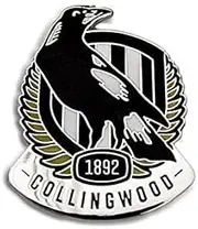 Collingwood Magpies AFL Footy Logo Metal Pin Badge