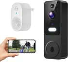 Wireless Video Doorbell with Indoor Ring Chime, Enhanced Security with AI Human