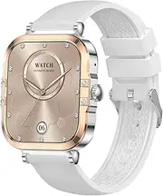 Women Smart Watch Fitness Tracker (Answer/Make Calls/AI Voice Control/SOS/NFC/Password Unlocking) Women's Safe Period Menstrual Cycle Management Fitness Watch Compatible with Android iOS