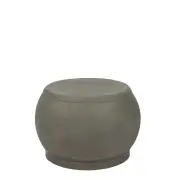 [Florabelle Living] Omega Table Small - Antique Zinc - Iron Riveted Side Table