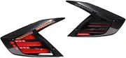 LED Tail Lights Assembly Compatible For Honda Civic 10Th Gen Sedan 2016-2021 (Not For Hatchback)