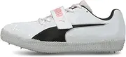 [PUMA] Unisex 193455 Track and Field Shoe, White Black-Lava Blast