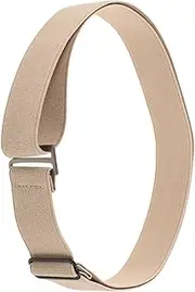 [TEMPNAP] Elastic Waist Belt for Women and Men Versatile Stretchy Belt for Pants and Jeans Durable PU Design Comfortable Fit Without Squeezing Classic Fashion Accessory