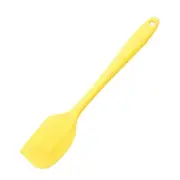 Spatules Silicone (Jaune), Demi Spatule, Spatule Ptisserie, Rsistant la Chaleur de Anti-adh, Ne Raye Pas Les Casseroles, pour Ptisserie et Cuisi