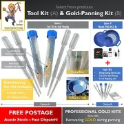 Gold Panning Tool Kit Options | pan gold flakes & nuggets | Minelab Pro-Gold