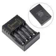 Fast and Safe 4 Slot Battery Charger for AA AAA Rechargeable Batteries