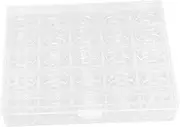 Angoily 1 Set Transparent Plastic Sewing Machine Bobbins with Compartment Case Essential Thread Accessories for Home Sewing Projects and Efficient Storage