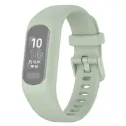 Garmin Vivosmart 5 Silicone Watch Band with Case in Grey Multicolor Light Green