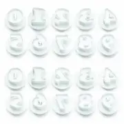 Ateco 5872 Numbers Cookie Plunger 1.5'', Cutters Set, Bakeware (12 Sets x 10PC)