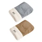 Cat Bed Cave Sleeping Bag Semi-Enclosed Pet Sleeping Bed Three-Layer Pad Sack