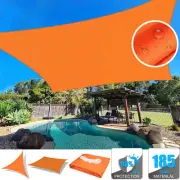 Sun Shade Sail Rectangle Triangle Outdoor Canopy Cover UV Block Sun Shelter