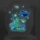Glow in Dark Toilet Stickers Luminous Toilet Cover Sticker Restroom