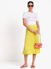 Crochet Midi Knit Skirt