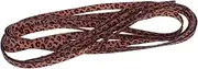 [LAPYAPPE] 2 Pairs Leopard Lace Elastic Flat Shoelaces Flat Shoelaces Leopard Printing Sneaker Shoelaces Sports Shoelaces Leopard Print Laces Fashion Shoe Laces Shoelaces for Boots Polyester