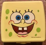 Tupperware Collectible SpongeBob SquarePants Sandwich Container 2003, 3752