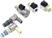 5Pcs Transmission Solenoid Kit 4L60E Cars Transmission Accessories Compatible For Escalade Astro Express 1500 Tahoe