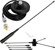 Dual Band VHF UHF Mobile Ham Radio Antenna PL259 for Car Amateur Radio Marine