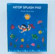 Kids Summer Hitop Splash Pad Spray Pool 'Ocean' 59" Round , Shallow 12m+.