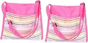 [CONGARTENO] Beach Bag Tote Mesh Seashell Collecting Bag for Boys and Girls Beach Toys Storage