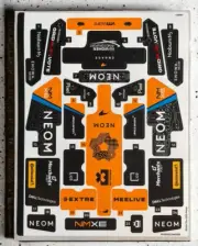 NEW LEGO | Sticker Sheet for Set 42166 Technic - NEOM McLaren Extreme E Team