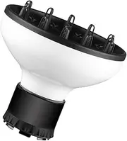 MUSISALY Hair Dryer Diffuser for Salon Quality Styling Heat Resistant and Hair Tools Easy to Use and Store White
