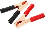 TENDYCOCO 1 Pair Jumper Starter Clamps Automotive Emergency Booster Clamp Cables Replacement Alligator Clamp for Portable Car Jump Starter