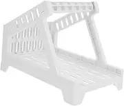 OKUMEYR Dual Use Paper Loading Rack Label Holder Box for Roll Fanfold Labels Easy to Assemble