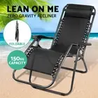 Gardeon Zero Gravity Chair Folding Outdoor Recliner Adjustable Sun Lounge Campin