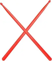LIGIGWASH 1 Pair Nylon Drum Sticks with Non Slip Handles Durable Percussion Sticks for Jazz Stage Performance Long Handle Instrument Accessories Easy for Drum Heads