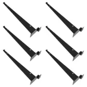 6 Pcs Shelf Bracket Floating Hardware Slatwall Panel Garage Organizer