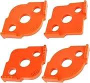 4Pcs Corner Routing Template Plastic Radius Jig Router Template Professional Rounded Corners Router Bit Template Safe R-Angle Woodworking Locator Tool for Woodworking
