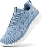 [FitVille] Men's Extra Wide Fit Running Shoes, Breathable Lightweight Trainers Comfortable Walking Shoes Gym Workout Sneakers for Plantar Fasciitis