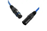3-Pin Coloured XLR Balanced Audio Cable Microphone Lead Mic Cord Cannon Plug