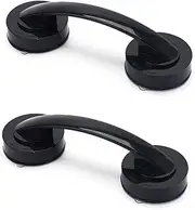 Bathroom Suction Cup Handle Glass Door Sliding Door Window Fridge Drawer Refrigerator Cupboard Pulls Punch-Free Handle Bath Non-Slip Grip 2 pc