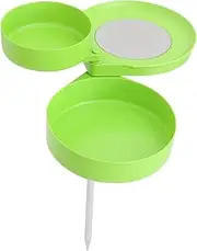 UPKOCH Mini Fishing Lure Storage Box Durable Round Utility Case for Organizing Baits Compact Fishing Accessory Holder Easy to Use Color