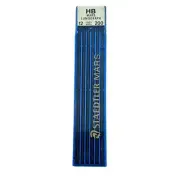 Vintage Staedtler Mars Lumograph HB New 12 Leads 200 New Old Stock