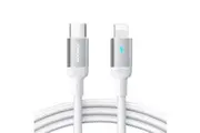 USB C to Lightning iPhone Charger Cable 20W Quick-charging 3M - White