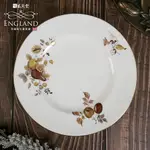 貳瓦堂【英國製古董瓷器‧骨瓷老件】ROYAL WORCESTER 瓜果植物 點心盤 中盤圓盤 18CM~另有下午茶杯碟組