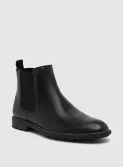 GUESS Men's Black Despacio Ankle Boots Size: 12