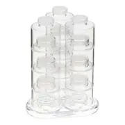 12 Spice Jar Spice Tower Spin Design Herb Spices Seasoning Transparent