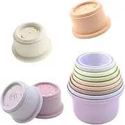 Rabbit Stacking Cups | Reusable Bunny Toys of Different Sizes,Snack Cups, Stackable Bunny Toys for Rabbits, Hamsters and Small Animals