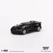 MINI GT 1:64 Bugatti Centodieci Alloy Die-Cast Sport Model Car #466 LHD Black