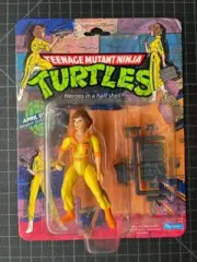 1988 TMNT APRIL O'NEIL TEENAGE MUTANT NINJA TURTLES ACTION FIGURE SEALED Carded