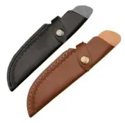 Leather Sheath Fixed Blade Knife Sheath with Waist Belt Loop Knife Scabbard