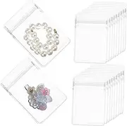 ERINGOGO 100 Pcs Clear Jewelry Storage Bags Mini Sealed Plastic Bags for Small Business Compact Transparent Packing
