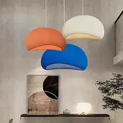 LED Pendant Light Flush Mount Ceiling Light 30cm Klein blue Orange White Resin LED Ceiling Light Modern Round Ceiling Light Ceiling Lamp for Living Room Corrid
