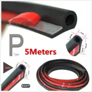 5M Car Auto Door Seal Strip Small P Shape Soundproof Waterproof Durable Rubber (for: MG)