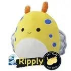 Squishmallows Original 14 in. Ripply Yellow Spotted Sea Slug Soft Stuffed Plush