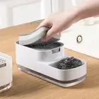 Soap Dispenser Non-slip Sponge Storage Box Press Type Manual Liquid Soap